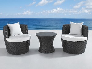 outdoor wicker condo furniture